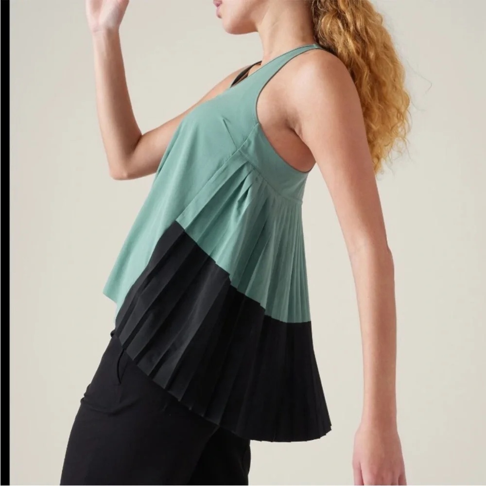 Athleta Spring Forward Pleated Tank XXS - Picture 5 of 7
